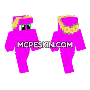 Pink Blob with Flower Crown