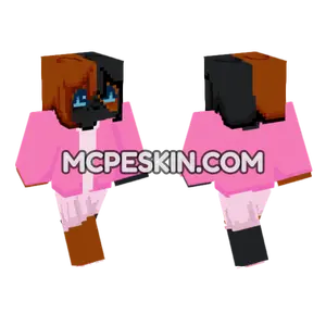 Pink Cat Outfit Minecraft Bedrock skin