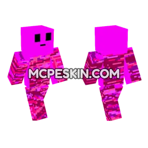 Pink Fade Skin Minecraft Bedrock skin
