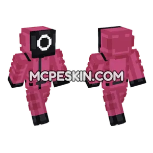 Pink Guard Worker Minecraft Bedrock skin