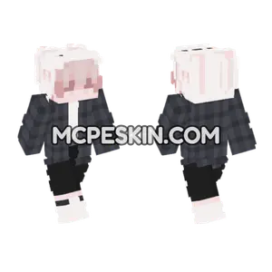 Pink Haired Boy Minecraft Bedrock skin