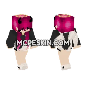 Pink Haired Devil Girl