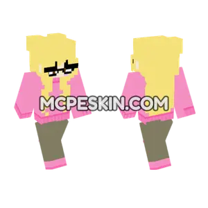 Pink Hoodie Girl