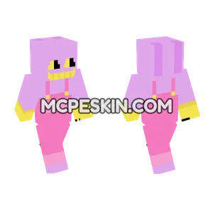 Pink Overalls Character