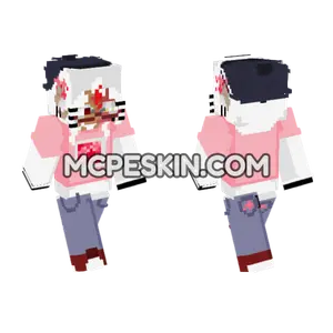 Pink Piggy Overalls Minecraft Bedrock skin