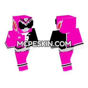 Pink Ranger Suit Minecraft Bedrock skin