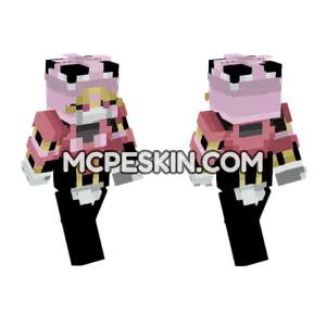 Pink Robot Skin Minecraft Bedrock skin