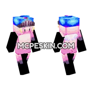 Pink Royal Evolution Minecraft Bedrock skin