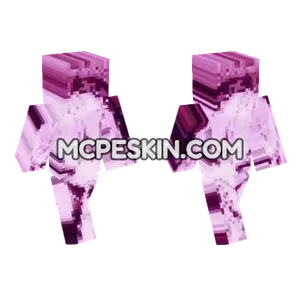 Pink Uwu Hoodie Minecraft Bedrock skin