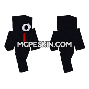 Pixel Ghost Minecraft Bedrock skin