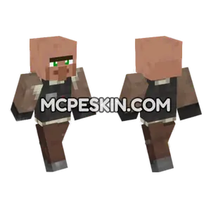 Plains Mason Villager Minecraft Bedrock skin