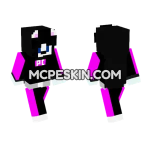 Plasticat Catty Snow Minecraft Bedrock skin