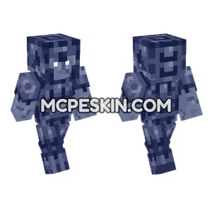 Plozoni Charon Bald Cracked Minecraft Bedrock skin