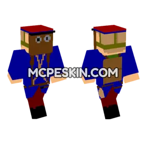 Poilu Mustard Gas Mask WWI Minecraft Bedrock skin