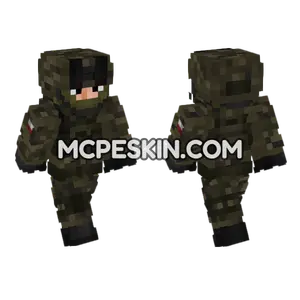 Polish Army Soldier V2 Minecraft Bedrock skin
