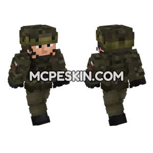 Polish Army Soldier V3 Minecraft Bedrock skin