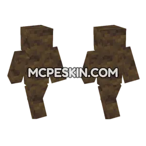 Poplar Log Skin Minecraft Bedrock skin