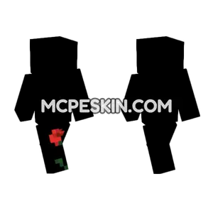 Poppy Flower Skin Minecraft Bedrock skin