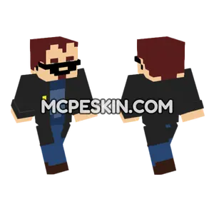 Postal 2 Dude Minecraft Bedrock skin