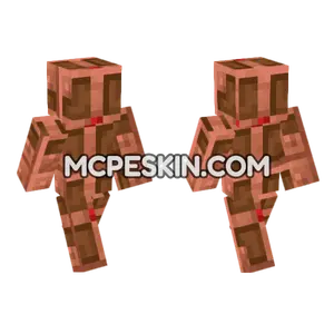 Powered Copper Bulb Minecraft Bedrock skin