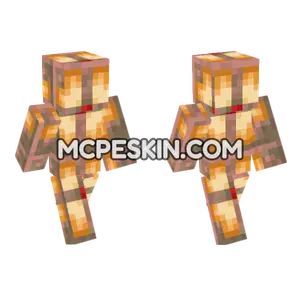 Powered Lit Exposed Copper Bulb Minecraft Bedrock skin