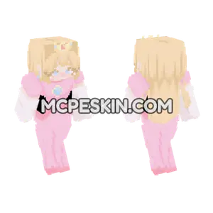 Princess Peach Repost Minecraft Bedrock skin