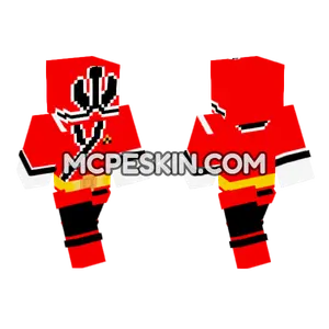 Princess Shinken Red Minecraft Bedrock skin