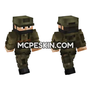 Private Military Company Operator Minecraft Bedrock skin
