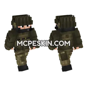 Private Military Company Operator Minecraft Bedrock skin