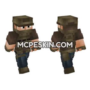 Private Military Company Operator V3 Minecraft Bedrock skin
