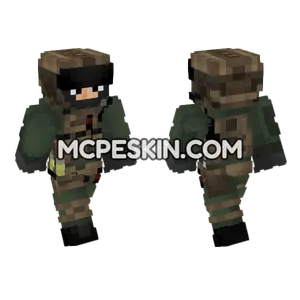 Private Military Contractor Minecraft Bedrock skin