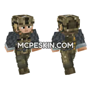 Private Military Operator Minecraft Bedrock skin
