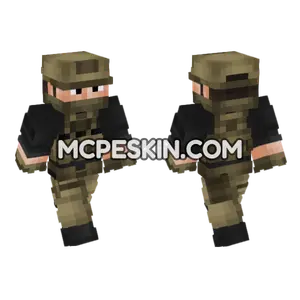 Private Military Operator Minecraft Bedrock skin