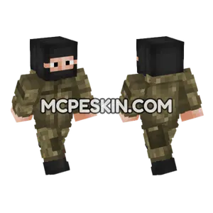 Private Military Operator Minecraft Bedrock skin