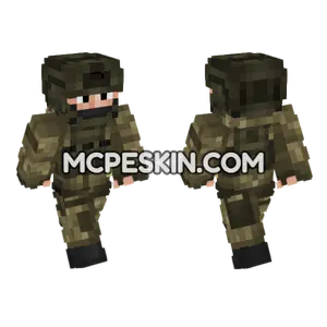 Private Military Operator Minecraft Bedrock skin