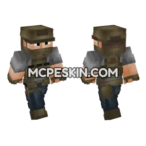 Private Military Operator V7 Minecraft Bedrock skin