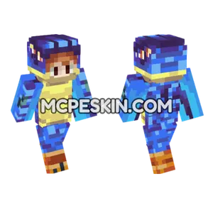 Pteryx Blue Outfit Minecraft Bedrock skin