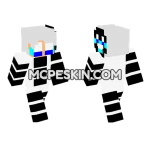 Puppet FNAF 2 Boy Minecraft Bedrock skin