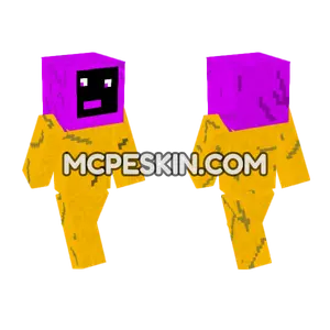 Purple Blob Monster