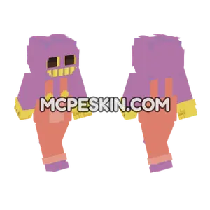 Purple Bunny Character