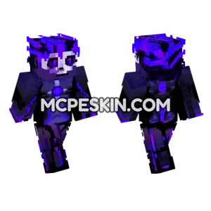 Purple Cat Character Minecraft Bedrock skin