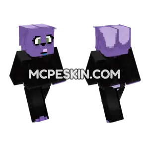 Purple Cat Skin Minecraft Bedrock skin