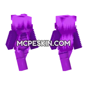 Purple E-girl Outfit Minecraft Bedrock skin