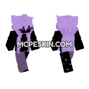 Purple Ghostly Figure