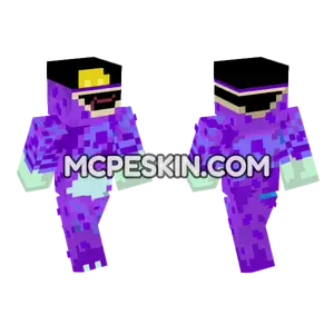 Purple Glombrox Minecraft Bedrock skin