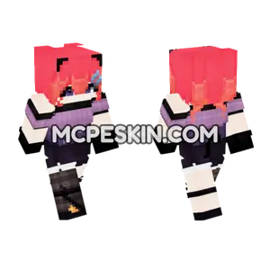 Purple Gradient School Uniform