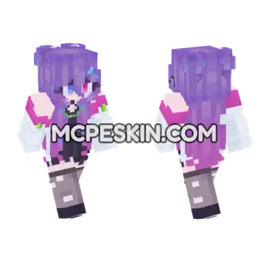 Purple Hair Casual Outfit