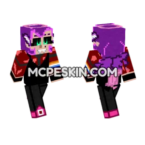 Purple Hair Girl Outfit