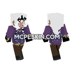 Purple Hooded Figure