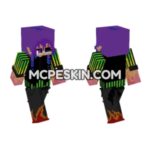 Purple Hooded Figure